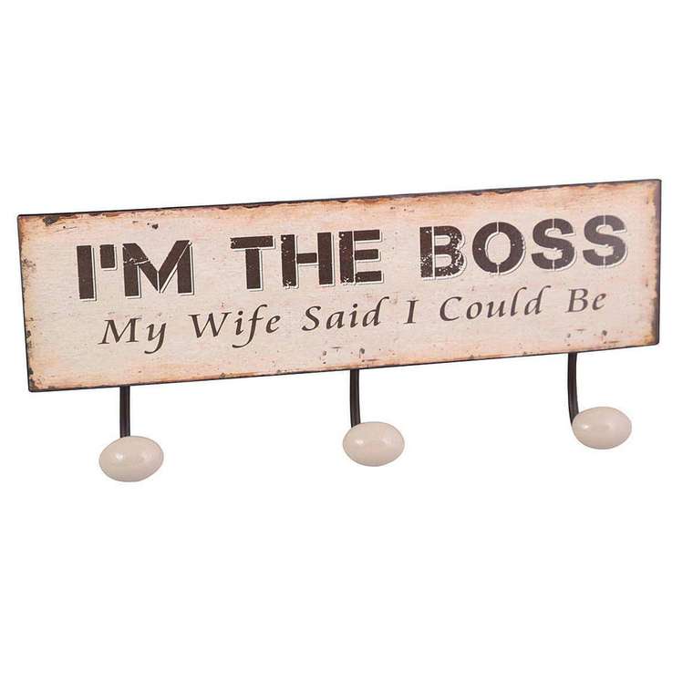 Вешалка "I'am the boss"