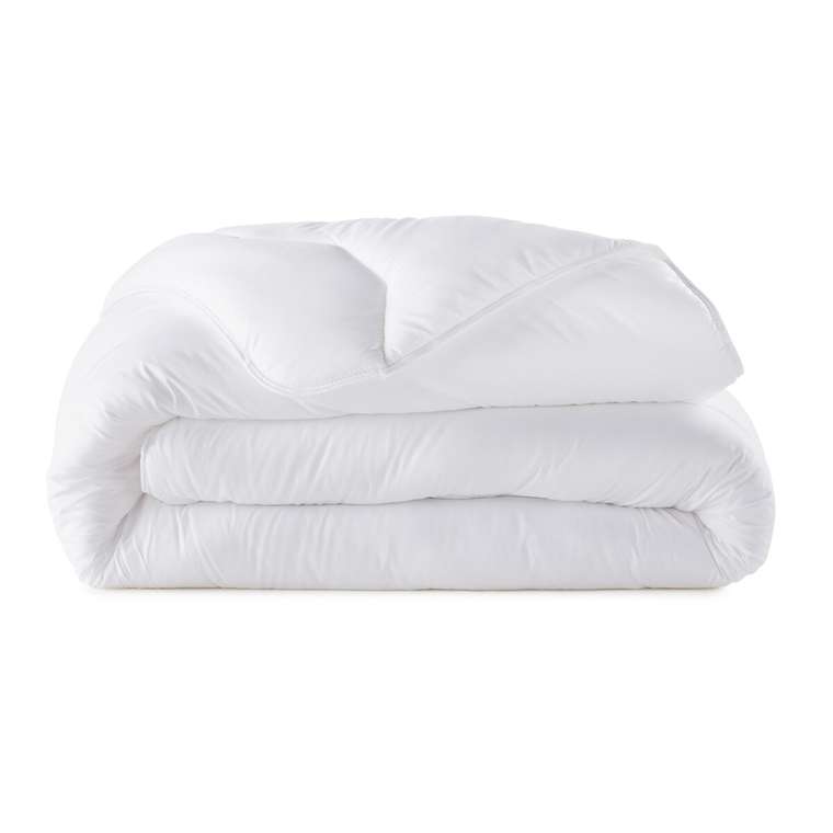 Одеяло белого цвета с наполнителем 75x120
