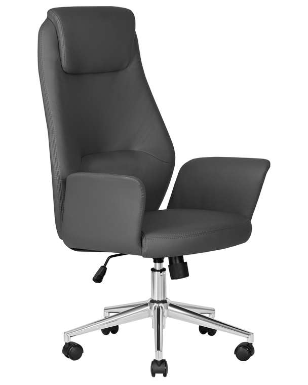 Офисное кресло для руководителей Colton серого цвета