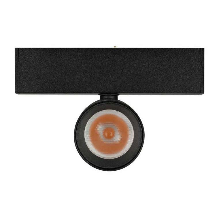 Трековый магнитный светильник Arlight MAG-SPOT-25-R90-9W Warm3000 (BK, 30 deg, 24V, DALI) 046310