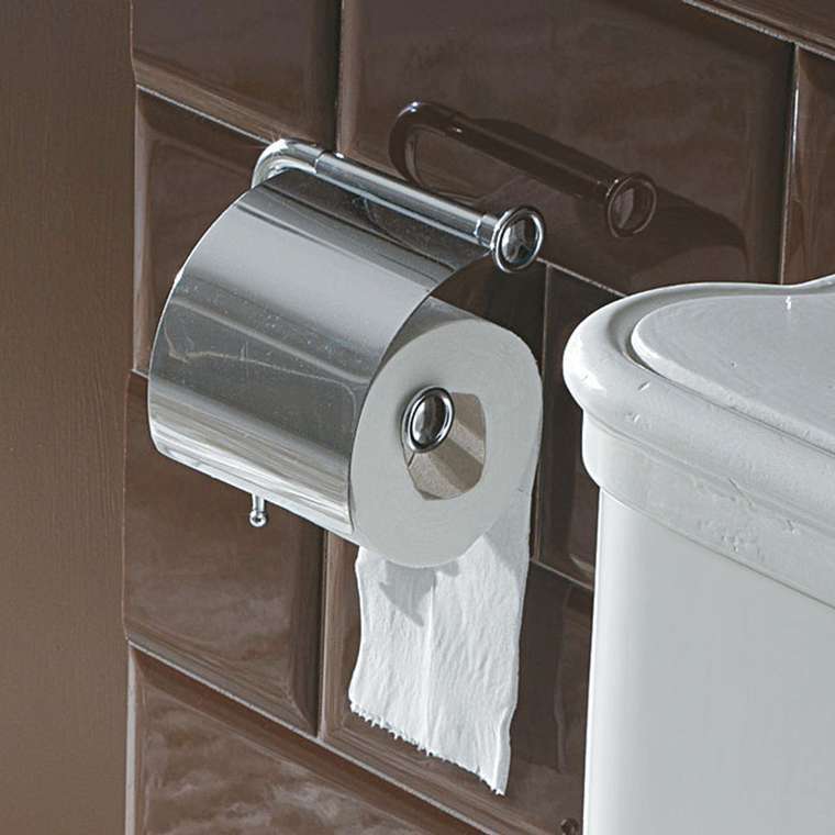 Держатель Paestum для туалетной бумаги с крышкой