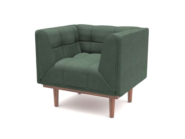 Кресло Грандис зеленого цвета