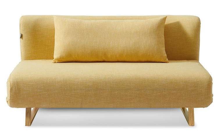 Диван-кровать Rosy желтого цвета