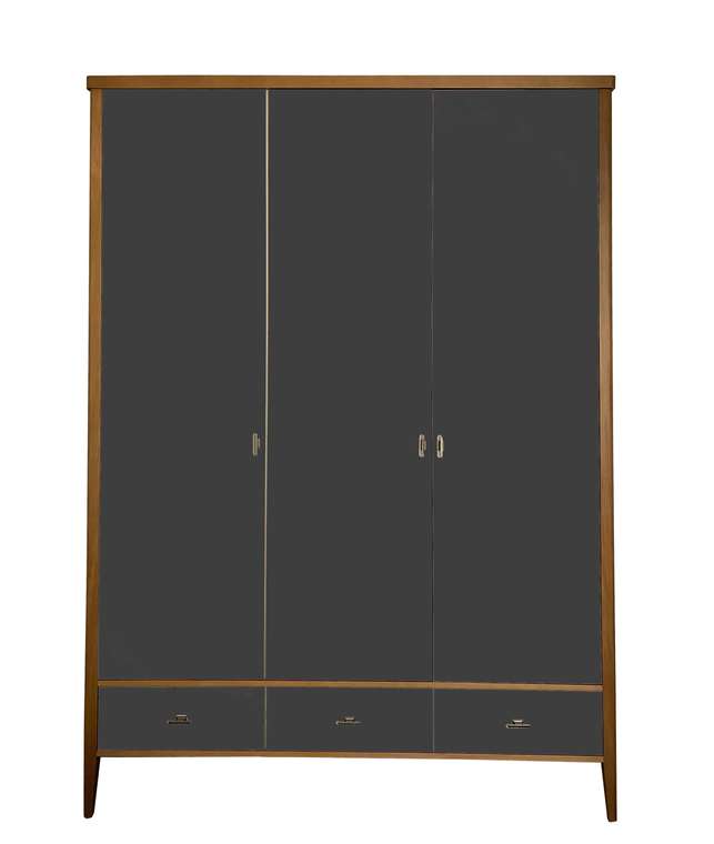 Шкаф Парижский шик коричнево-серого цвета 