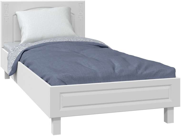 Кровать Элизабет 90х200 белого цвета