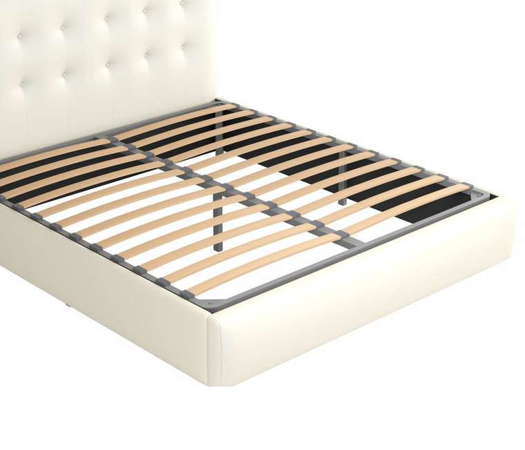 Кровать Селеста 160х200 белого цвета с матрасом