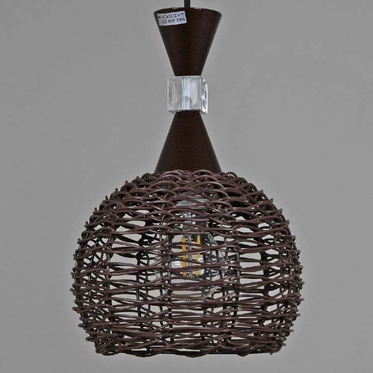Подвесной светильник 04569-0.4-01 CF (пластик, цвет коричневый)