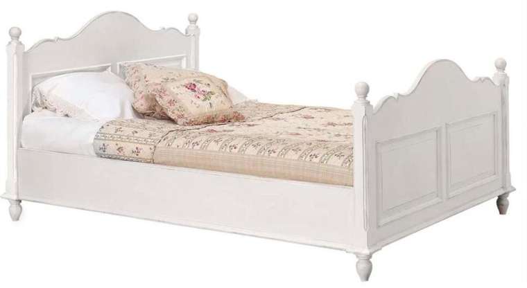 Кровать Нордик белого цвета 120х200