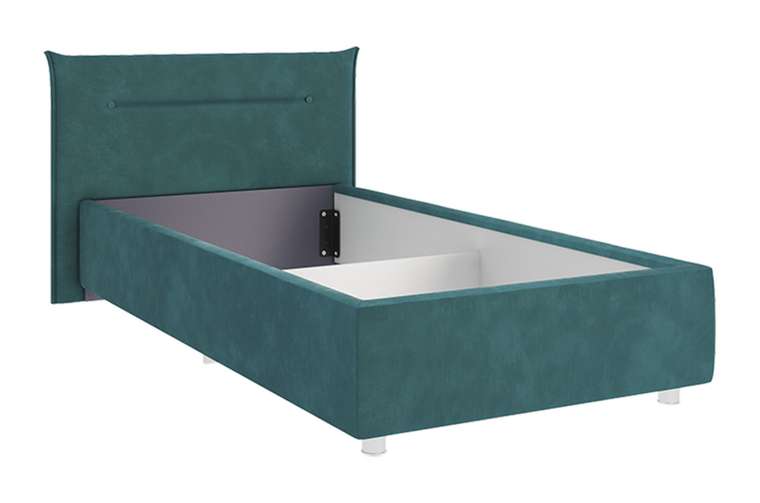Кровать Альба 90х200 бирюзового цвета