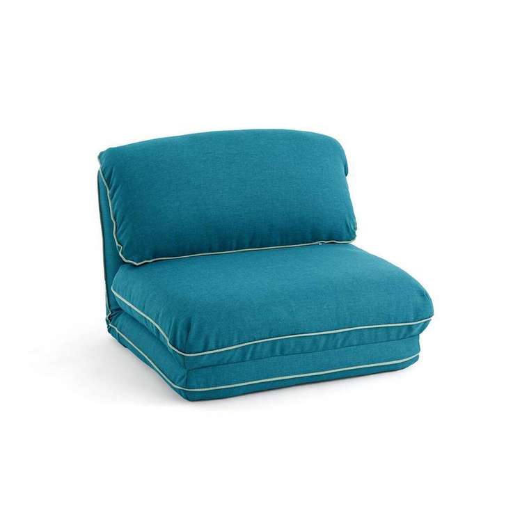 Многопозиционное низкое кресло Eserita синего цвета