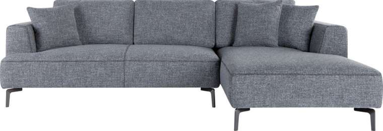 Угловой диван серый