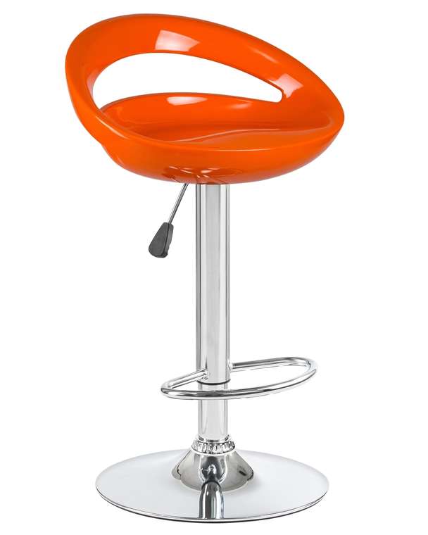 Барный стул Disco оранжевого цвета