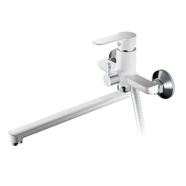 Смеситель для ванны Haiba HB22557-8, белый