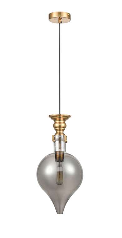 Подвесной светильник Nova с плафоном серого цвета