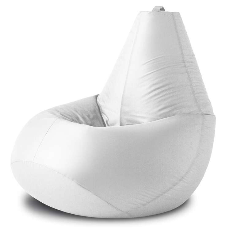 Кресло-мешок груша XXXXXL-Мега белого цвета