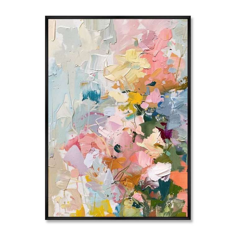 Репродукция картины на холсте Цвета цветов, 2025г.