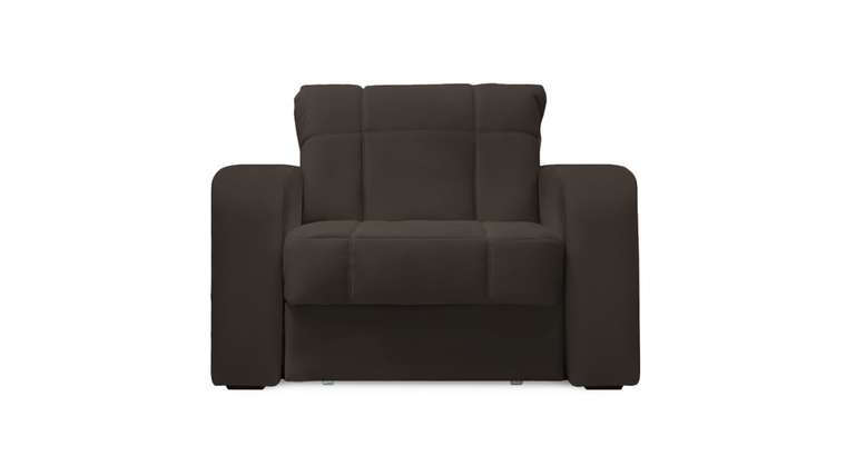 Кресло-кровать Дендра темно-коричневого цвета