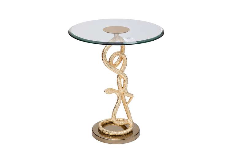 Кофейный столик Serpente золотого цвета
