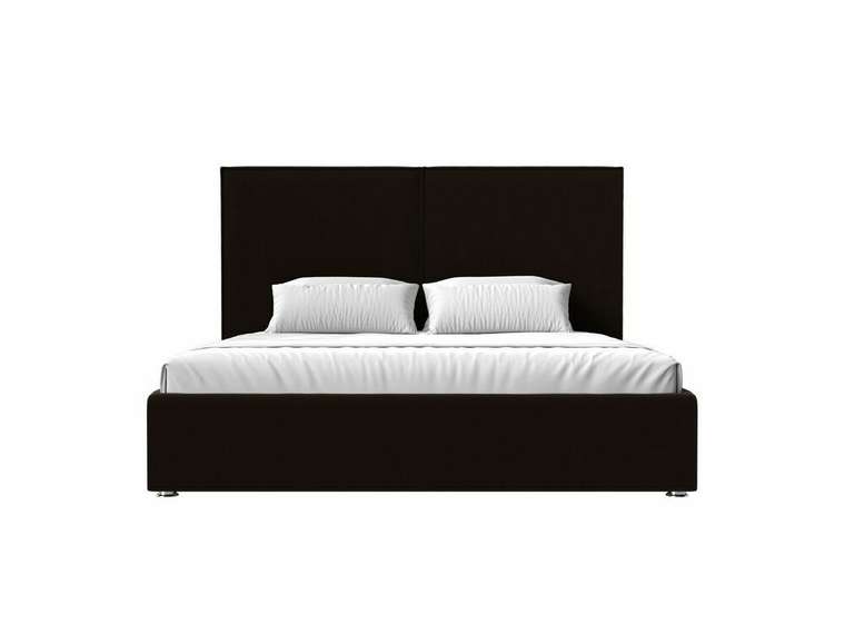 Кровать Аура 200х200 темно-коричневого цвета с подъемным механизмом 