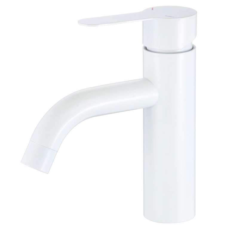 Смеситель для раковины Fmark FS8201W, белый