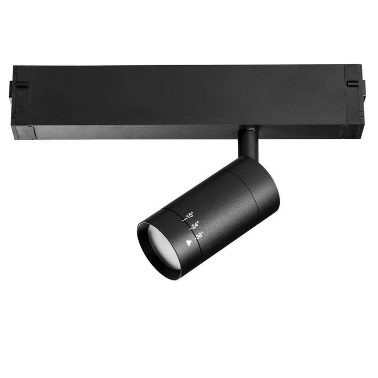 Светильник д/1-фазн трека TETA LED 7W 380LM 15-38G ЧЕРНЫЙ PRO 3000-6000K DIM