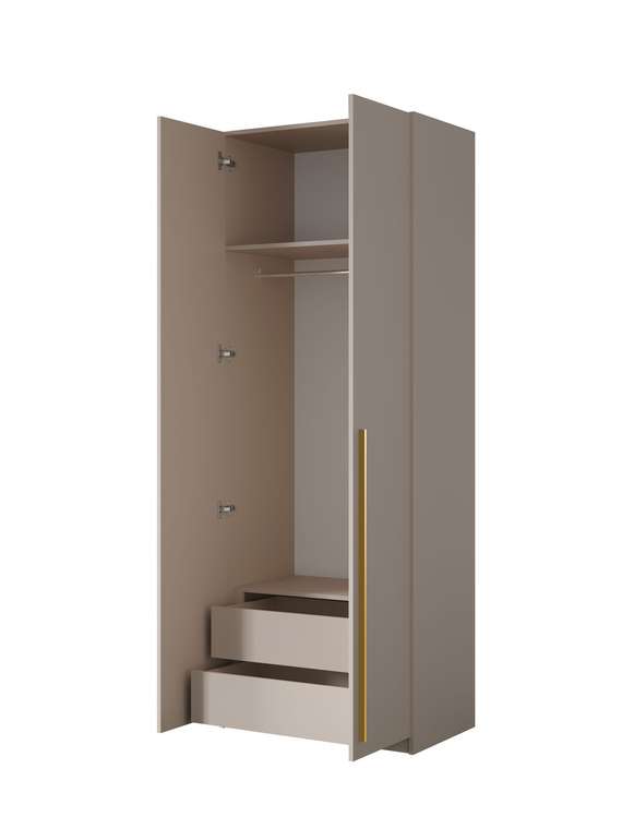 Шкаф София 80 бежевого цвета