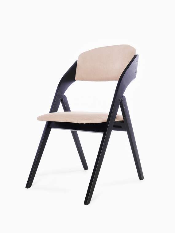 Складной стул Яратон черно-бежевого цвета