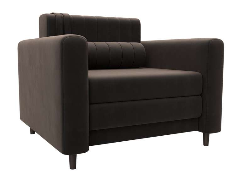 Кресло-кровать Лига-070 коричневого цвета