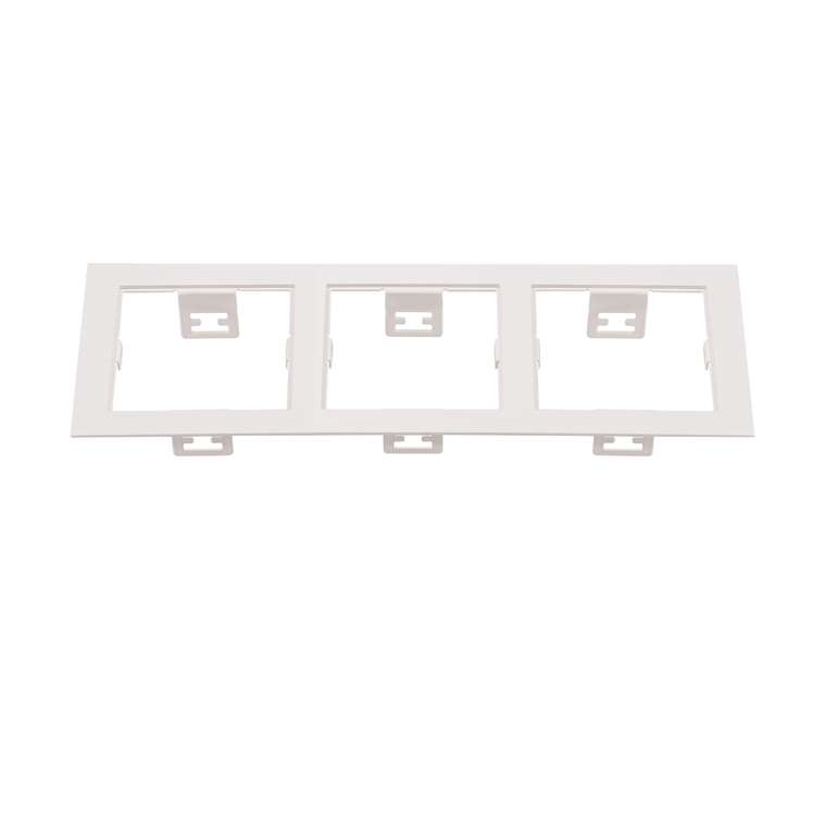 Рамка DOMINO Triple QUADRO MR16 БЕЛЫЙ