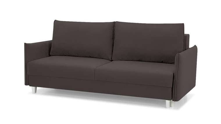 Прямой диван-кровать Портленд Лайт темно-коричневого цвета
