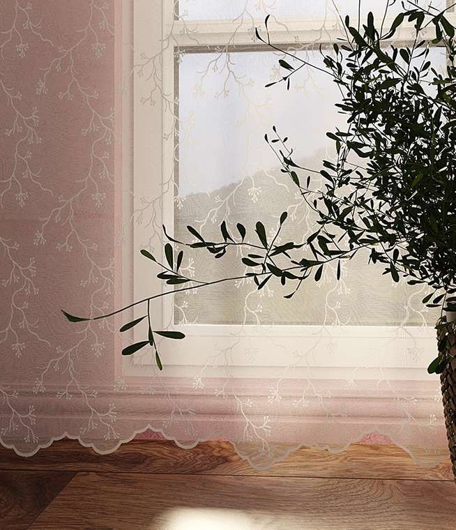 тюль Сакура 300х260 белый