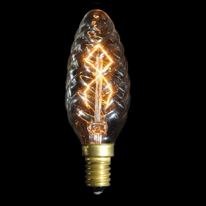 Ретро лампа накаливания E14 60W 220V 3560-LT формы свечи