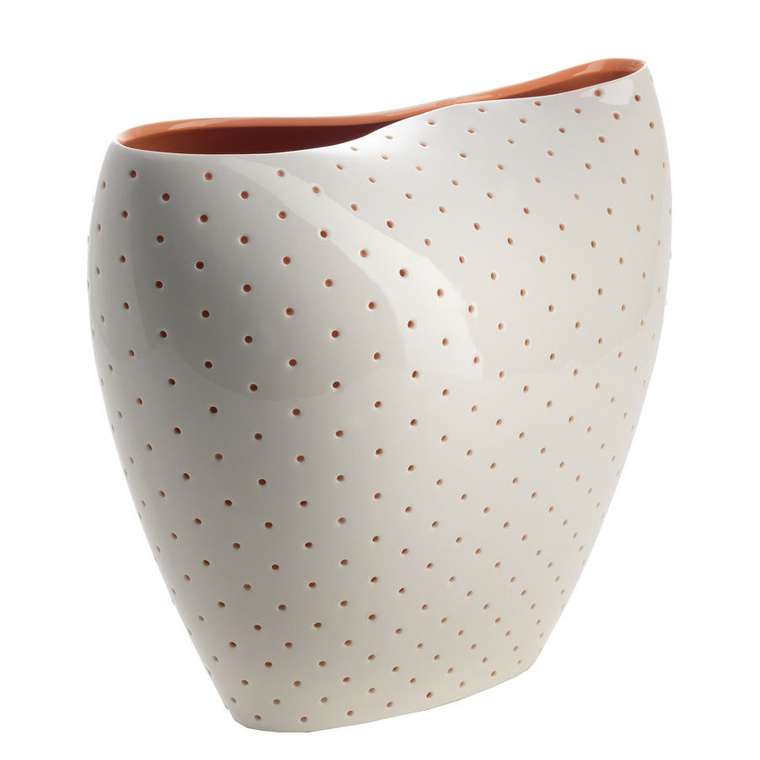 Ваза для цветов Alessi aldo белая