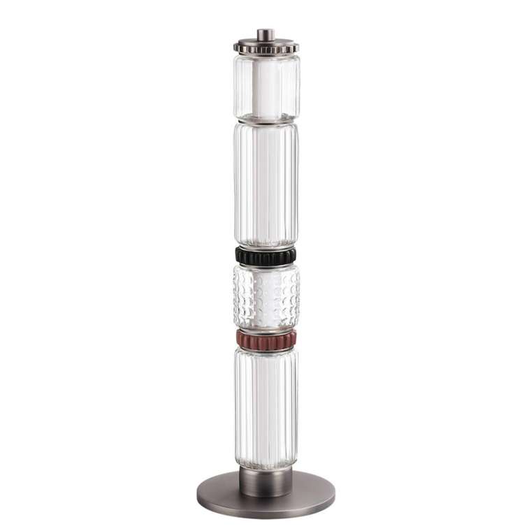 Настольная лампа Odeon Light Collier 5456/15TL темный сатин.никель/терракот/черный LED 15W 4000K
