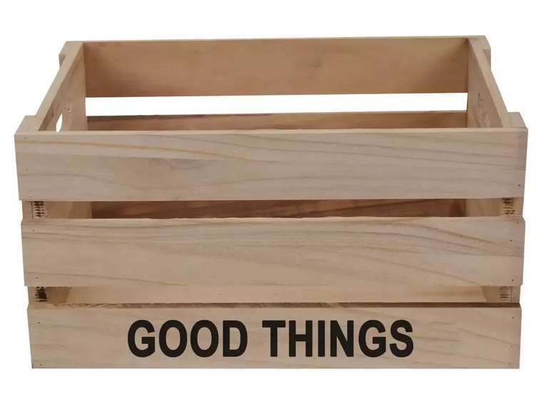 Ящик декоративный Good Things L бежевого цвета