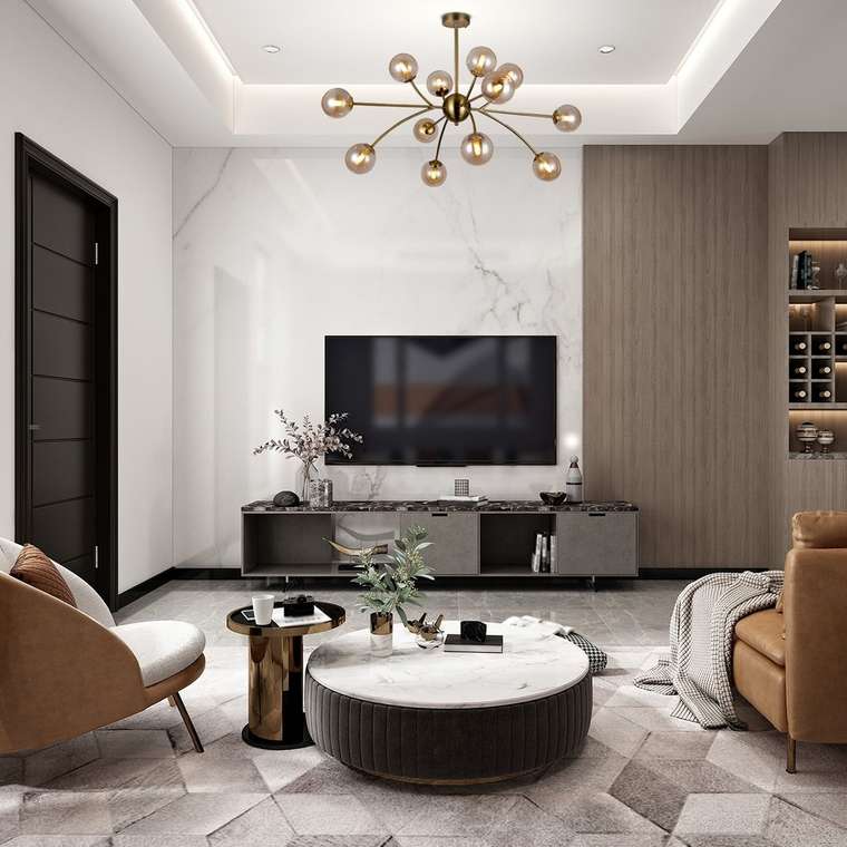 Люстра на штанге Infinity 10164/12PL Copper (стекло, цвет янтарный)