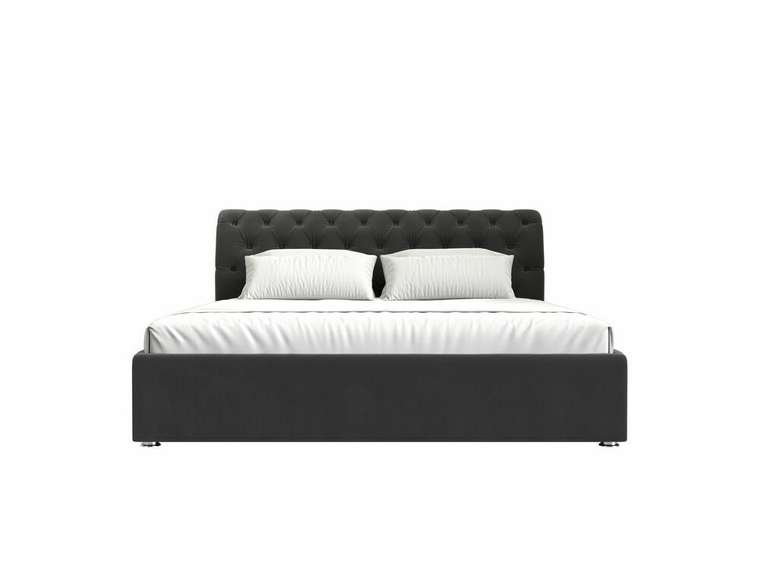 Кровать Сицилия 160х200 серого цвета с подъемным механизмом