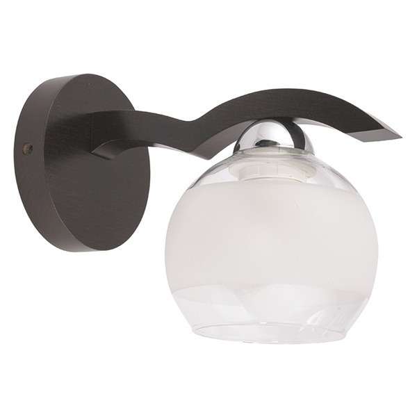 Бра TK Lighting Mewa Venge с прозрачным плафонам из стекла