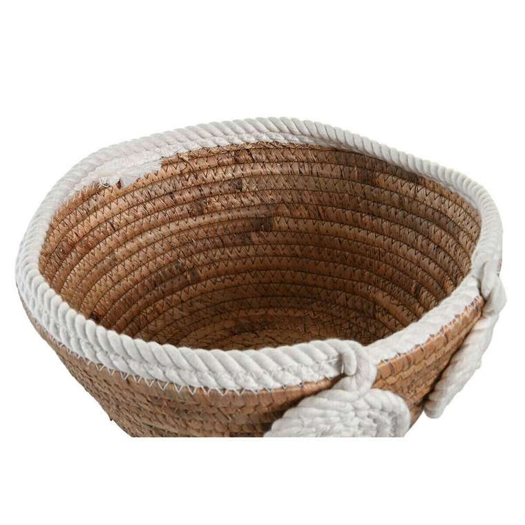 Блюдо 30 x 30 x 14  Натуральный Белый Boho