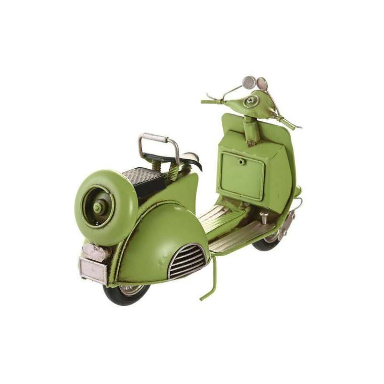 Декоративная фигура DKD Home Decor 26 x 10 x 17 cm Розовый Лиловый Мотоцикл Зеленый Vintage (3 Предметы)