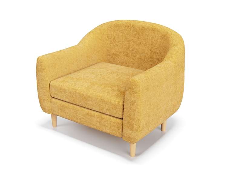 Кресло Орак желтого цвета