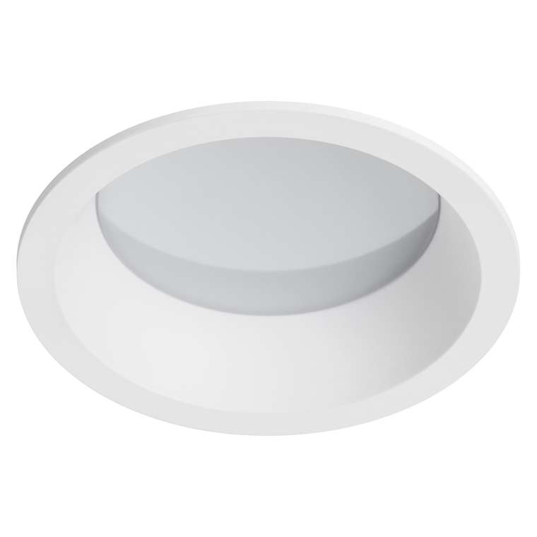 Рамка (светильник) PVC д/LED-модулей 941хх и LED-ламп D50мм PIANO ROUND БЕЛЫЙ IP65