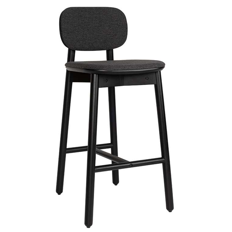 Барный стул Saga темно-серого цвета