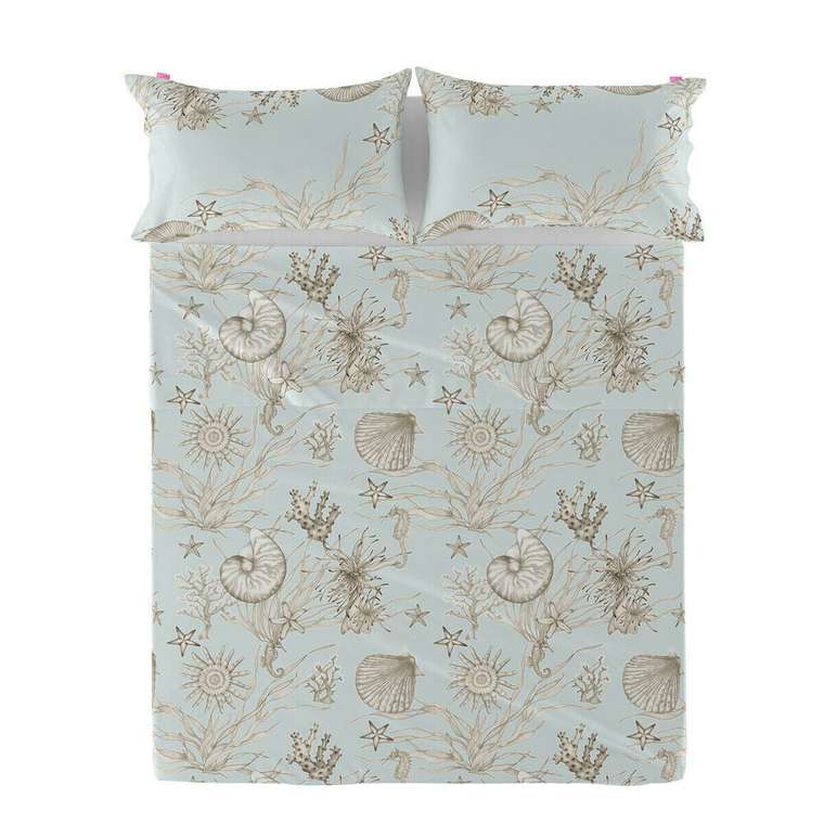 Простынь верхняя Коралловый риф 240x270 из хлопка