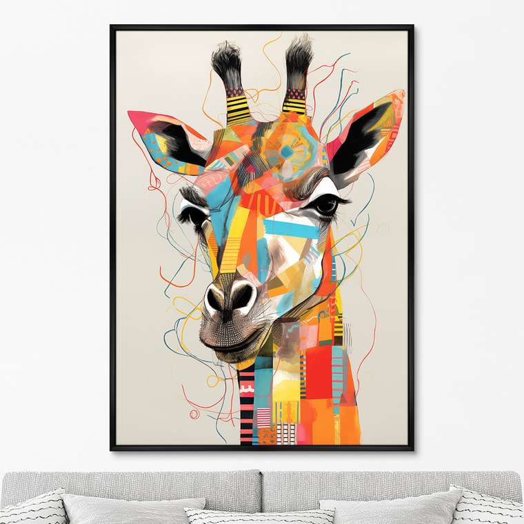 Репродукция картины Giraffes, No 2, 2024г.