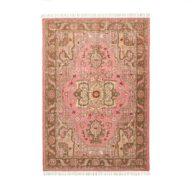 Ковер Floris 200x290 розового цвета