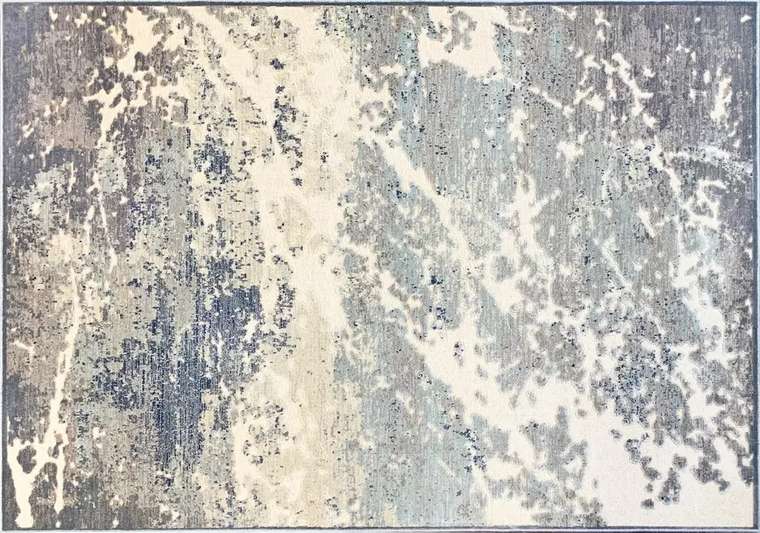 Ковер Apatite 160x230 бежево-синего цвета