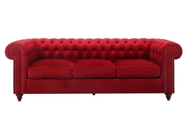 Диван Chester Classic красного цвета