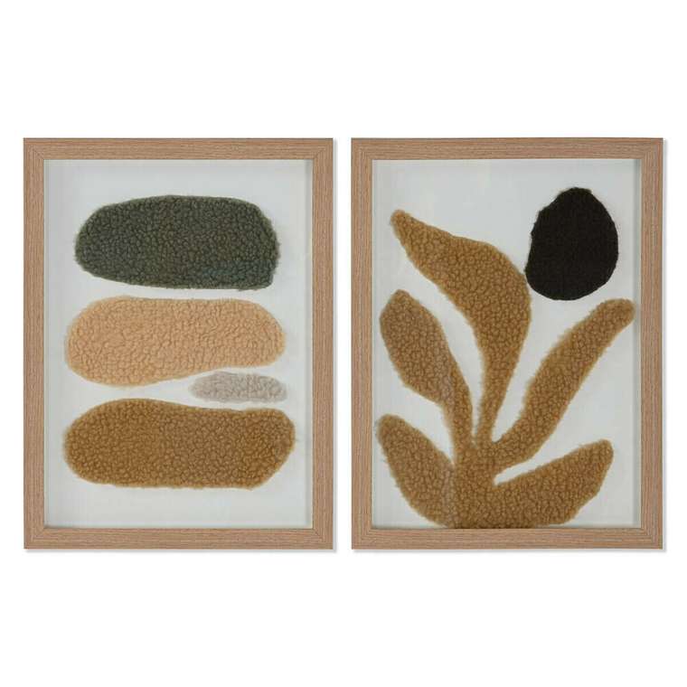 Картина Абстракция город 30 x 2,5 x 40 cm (2 штук)