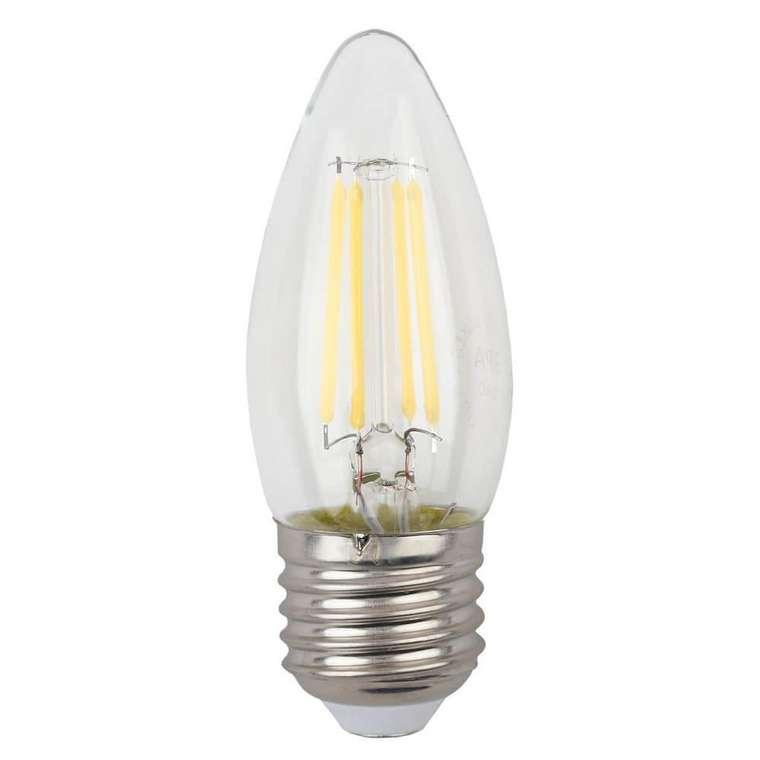 Лампа светодиодная филаментная E27 7W 2700K прозрачная